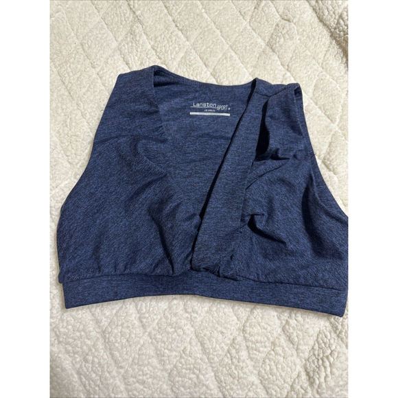 Lanston Activewear Set Cropped Bra high-rise Leggings NWT NWOT XS - Picture 6 of 8